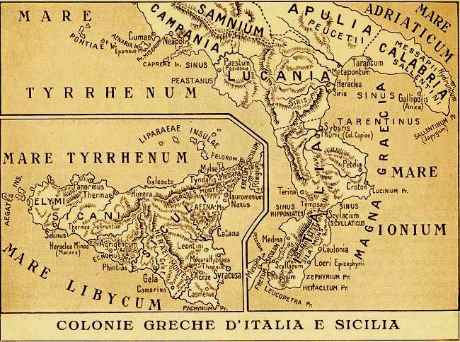 The most striking aspect of the history of Sicily Even the Sicani, Elymi and Siculi..