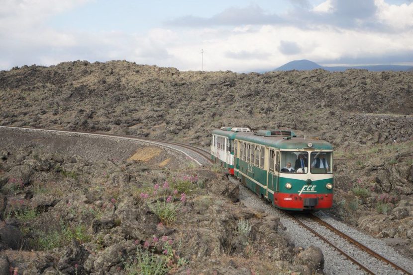 Many of the stations of the circumetnea railway were used by farmers to reach their farms from the towns where they lived are now starting-points for..